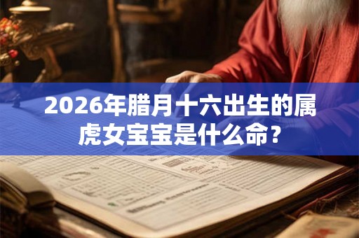 2026年腊月十六出生的属虎女宝宝是什么命？