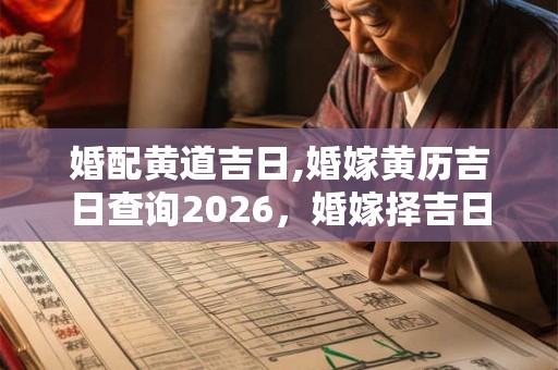 婚配黄道吉日,婚嫁黄历吉日查询2026，婚嫁择吉日