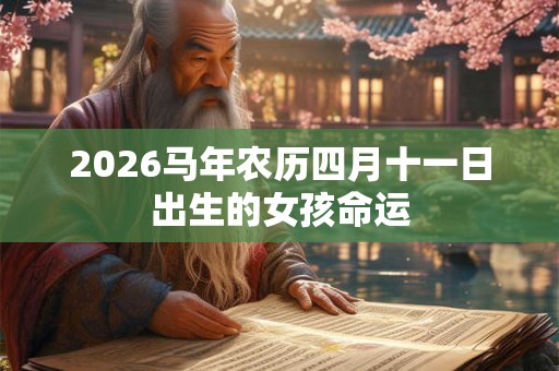 2026马年农历四月十一日出生的女孩命运 2026马年农历四月十一日出生的女孩命运