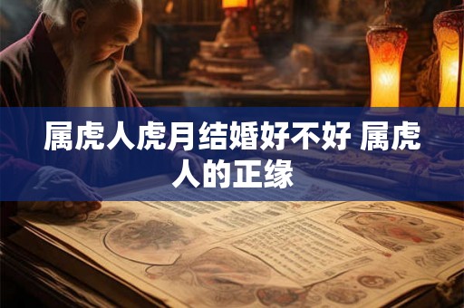 属虎人虎月结婚好不好 属虎人的正缘 属虎人虎月结婚好不好 属虎人的正缘