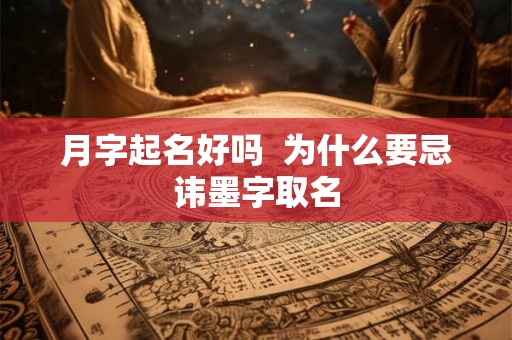 月字起名好吗  为什么要忌讳墨字取名