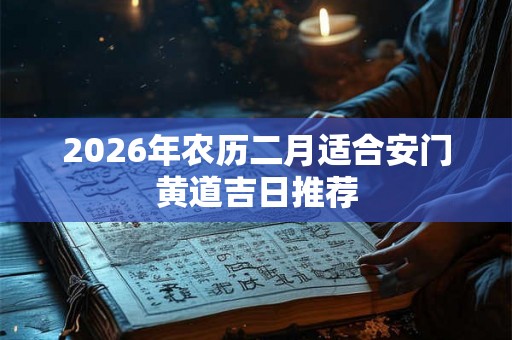 2026年农历二月适合安门黄道吉日推荐
