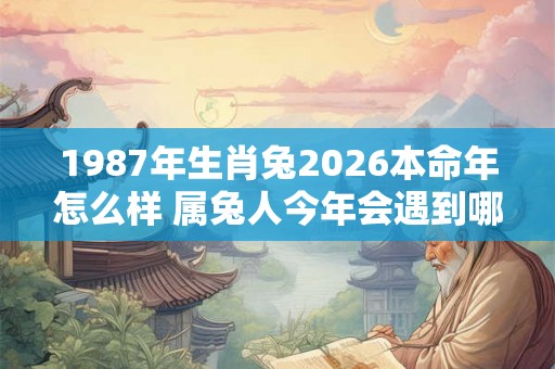 1987年生肖兔2026本命年怎么样 属兔人今年会遇到哪些困难