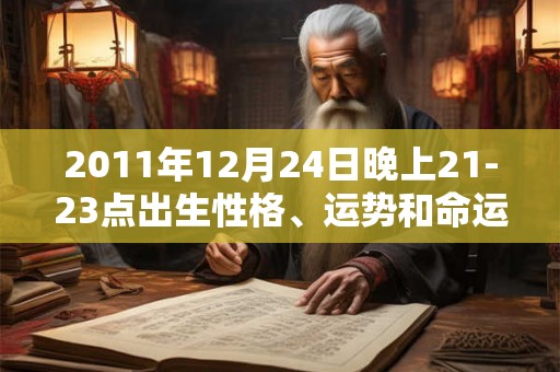 2011年12月24日晚上21-23点出生性格、运势和命运 2011年12月24日晚上21-23点出生性格、运势和命运