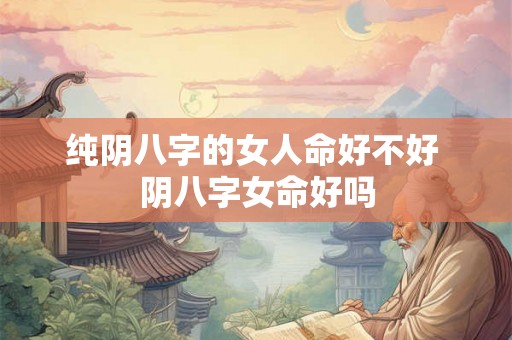 纯阴八字的女人命好不好 阴八字女命好吗