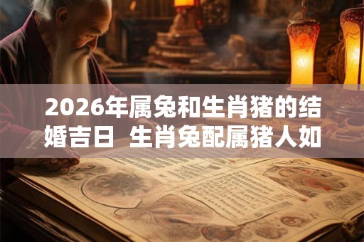 2026年属兔和生肖猪的结婚吉日  生肖兔配属猪人如何