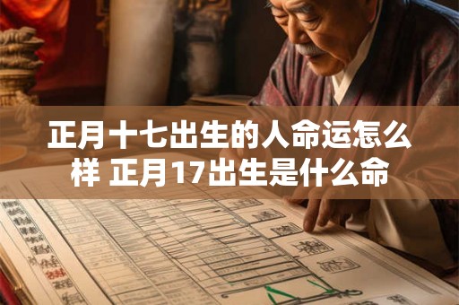 正月十七出生的人命运怎么样 正月17出生是什么命