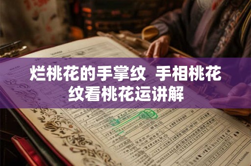 烂桃花的手掌纹 手相桃花纹看桃花运讲解 烂桃花的手掌纹 手相桃花纹看桃花运讲解