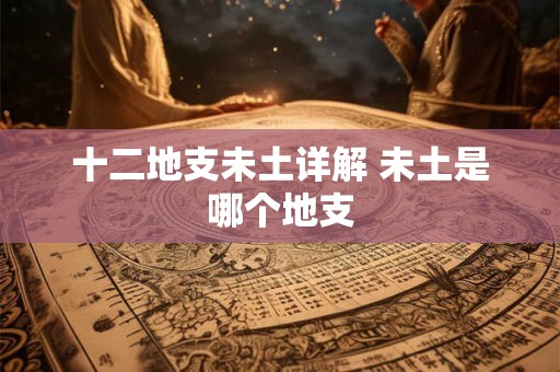 十二地支未土详解 未土是哪个地支