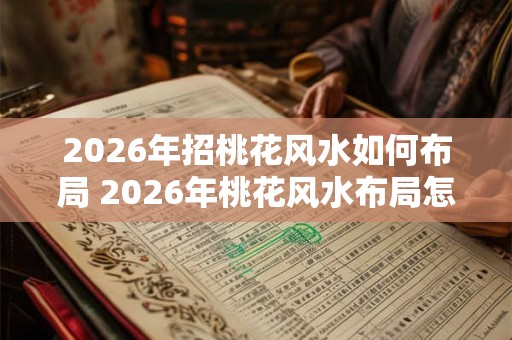 2026年招桃花风水如何布局 2026年桃花风水布局怎样