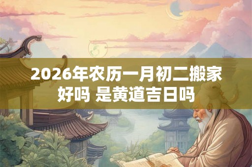 2026年农历一月初二搬家好吗 是黄道吉日吗