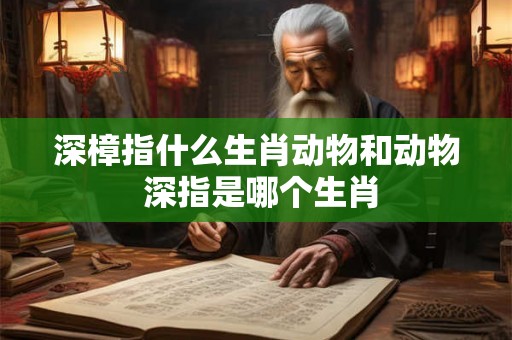 深樟指什么生肖动物和动物 深指是哪个生肖