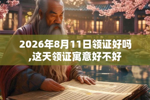 2026年8月11日领证好吗,这天领证寓意好不好