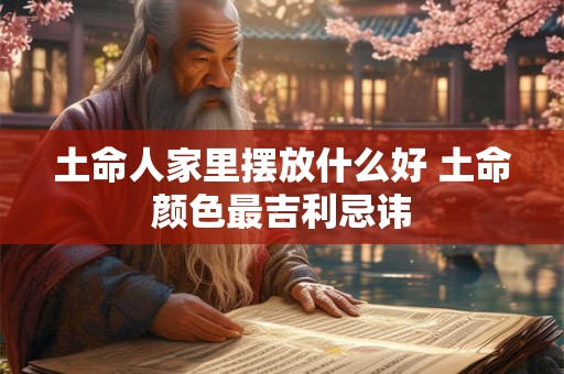 土命人家里摆放什么好 土命颜色最吉利忌讳 土命人家里摆放什么好 土命颜色最吉利忌讳