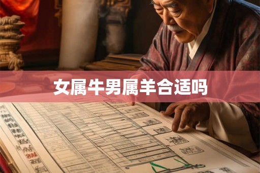 女属牛男属羊合适吗