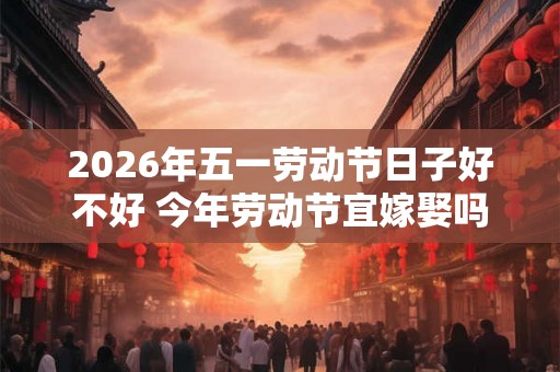2026年五一劳动节日子好不好 今年劳动节宜嫁娶吗