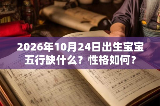 2026年10月24日出生宝宝五行缺什么？性格如何？