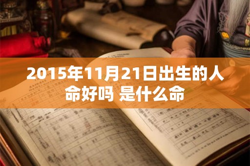 2015年11月21日出生的人命好吗 是什么命