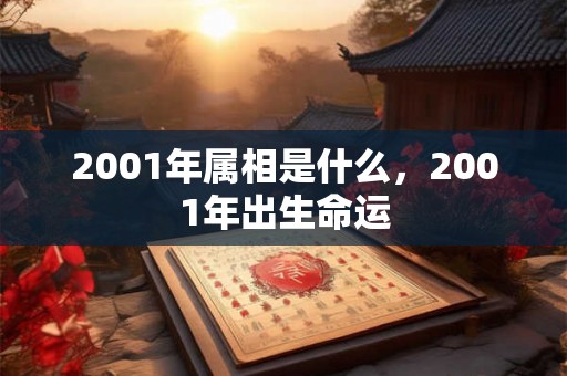 2001年属相是什么，2001年出生命运