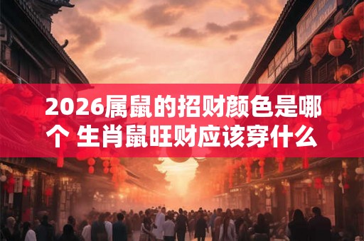 2026属鼠的招财颜色是哪个 生肖鼠旺财应该穿什么颜色