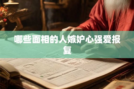 哪些面相的人嫉妒心强爱报复 哪些面相的人嫉妒心强爱报复