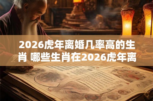 2026虎年离婚几率高的生肖 哪些生肖在2026虎年离婚几率高