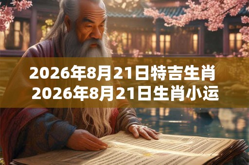 2026年8月21日特吉生肖 2026年8月21日生肖小运播报