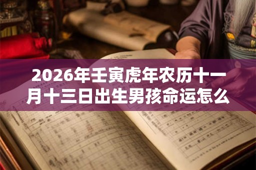 2026年壬寅虎年农历十一月十三日出生男孩命运怎么样？