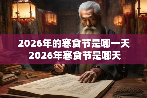 2026年的寒食节是哪一天 2026年寒食节是哪天