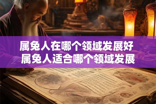 属兔人在哪个领域发展好 属兔人适合哪个领域发展