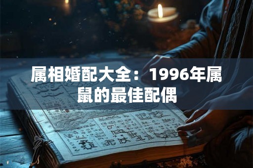 属相婚配大全:1996年属鼠的最佳配偶 属相婚配大全:1996年属鼠的最佳配偶