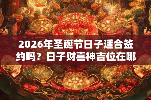 2026年圣诞节日子适合签约吗？日子财喜神吉位在哪？