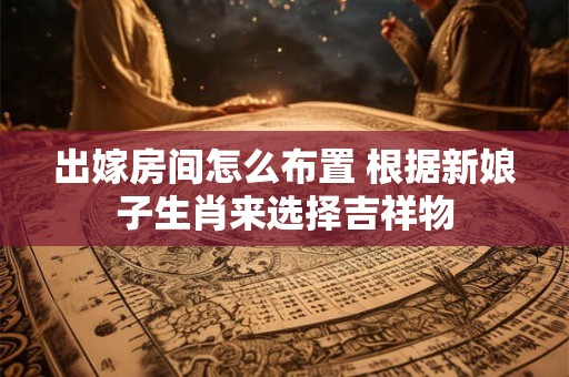 出嫁房间怎么布置 根据新娘子生肖来选择吉祥物