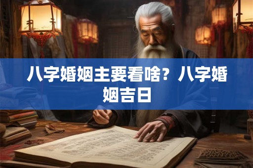 八字婚姻主要看啥？八字婚姻吉日