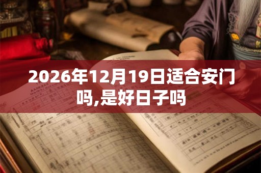 2026年12月19日适合安门吗,是好日子吗