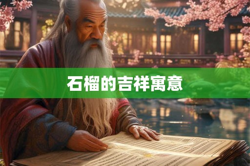 石榴的吉祥寓意