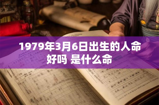 1979年3月6日出生的人命好吗 是什么命