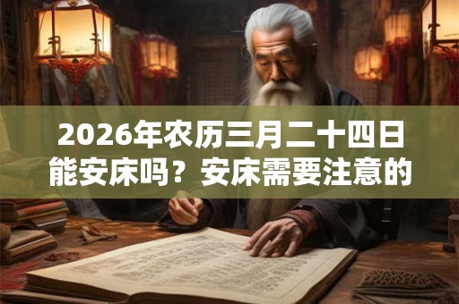 2026年农历三月二十四日能安床吗?安床需要注意的事项 2026年农历三月二十四日能安床吗?安床需要注意的事项