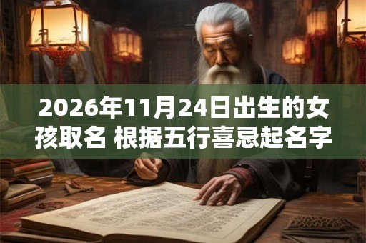 2026年11月24日出生的女孩取名 根据五行喜忌起名字网