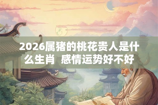 2026属猪的桃花贵人是什么生肖  感情运势好不好