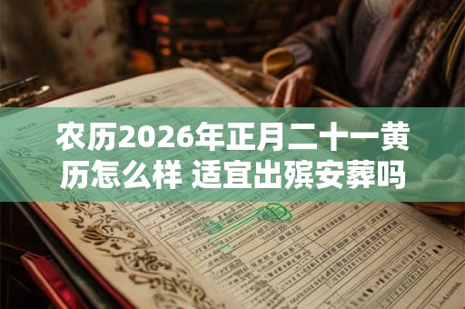 农历2026年正月二十一黄历怎么样 适宜出殡安葬吗
