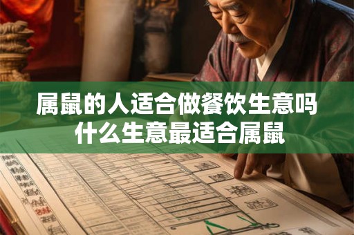 属鼠的人适合做餐饮生意吗 什么生意最适合属鼠