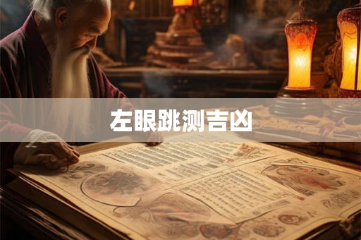 左眼跳测吉凶