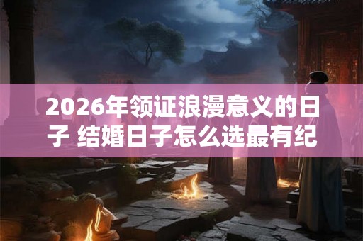 2026年领证浪漫意义的日子 结婚日子怎么选最有纪念意义