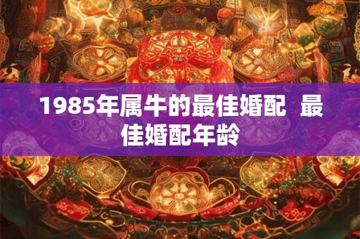 1985年属牛的最佳婚配  最佳婚配年龄
