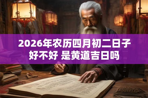 2026年农历四月初二日子好不好 是黄道吉日吗 2026年农历四月初二日子好不好 是黄道吉日吗
