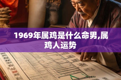 1969年属鸡是什么命男,属鸡人运势