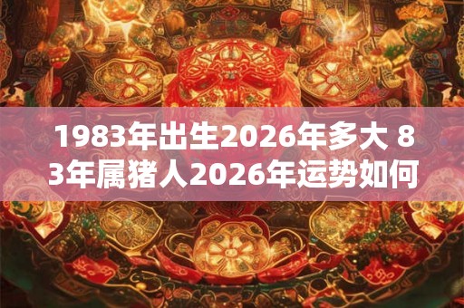 1983年出生2026年多大 83年属猪人2026年运势如何 1983年出生2026年多大 83年属猪人2026年运势如何