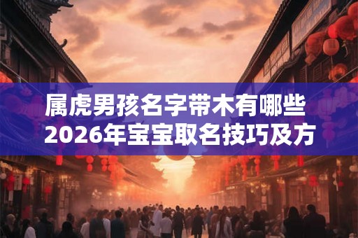 属虎男孩名字带木有哪些 2026年宝宝取名技巧及方法