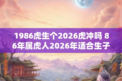 1986虎生个2026虎冲吗 86年属虎人2026年适合生子吗
